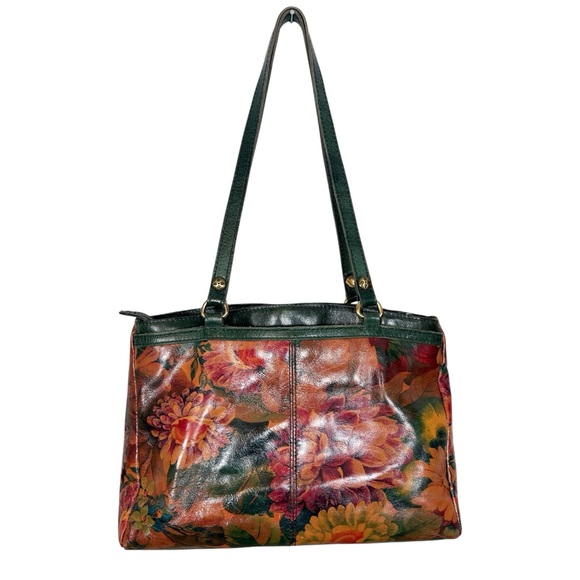 Patricia Nash Poppy Leather Tote Shoulder Bag - Picture 2 of 10